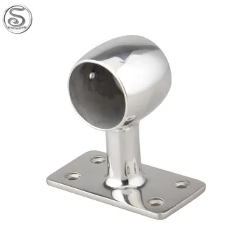 316 Stainless Steel Yacht Handrail Mirror Polished Stanchion