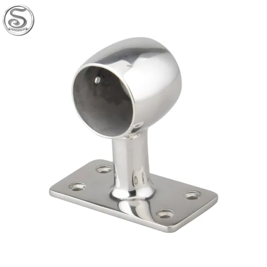 316 Stainless Steel Yacht Handrail Mirror Polished Stanchion