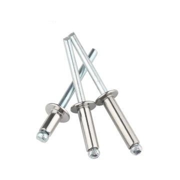 Hochwertige DIN 7337 Blind Pop Niets: 11mm &amp; 8 mm Größen, Pilzkopf und Kuppelkopfoptionen