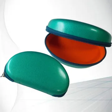 PU leather Shockproof Thermoformed Custom EVA Hard Glasses Display Case