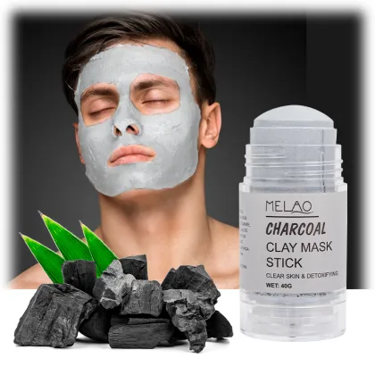 Activated Charcoal Brightening Black Bamboo Mask Stick