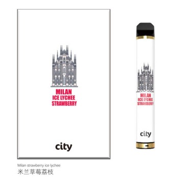 City 1600 Puff Flavour Wegwerpapparaten Vape Groothandel
