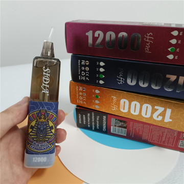 Vape Pod Sidia 12000 Puffs Pucuk Pakej Pukulan Atas