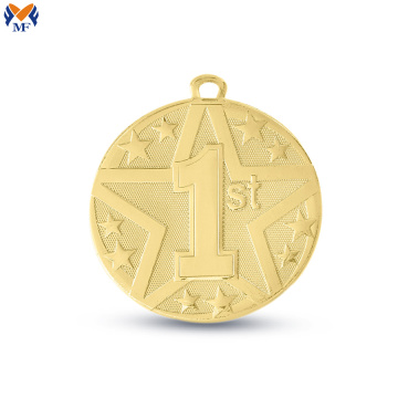 Custom gold metal ranking medal