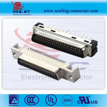 50P SMT Type male HPCN SCSI Connector