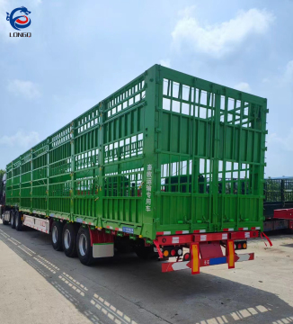 60 Ton Axle Animal Transport Semi Trailer Livestock Trailer