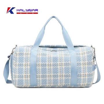 Bolso de lienzo de duffel para mujeres