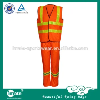 Unique high quality pvc/polyester rainsuit