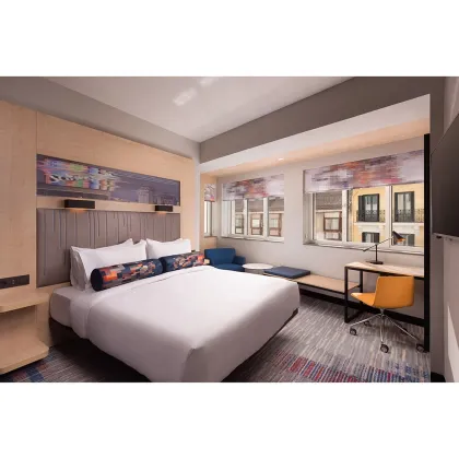 Urban-Inspired Apartment-Style Aloft Hotels Marriott Guest Room Furniture