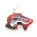 Dolphin Shape Red Jasper pendant