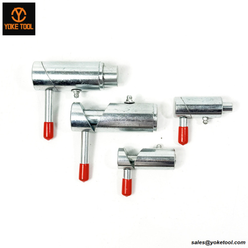 Pasador Camlock con resorte galvanizado, manga de mango de 25 mm, color rojo