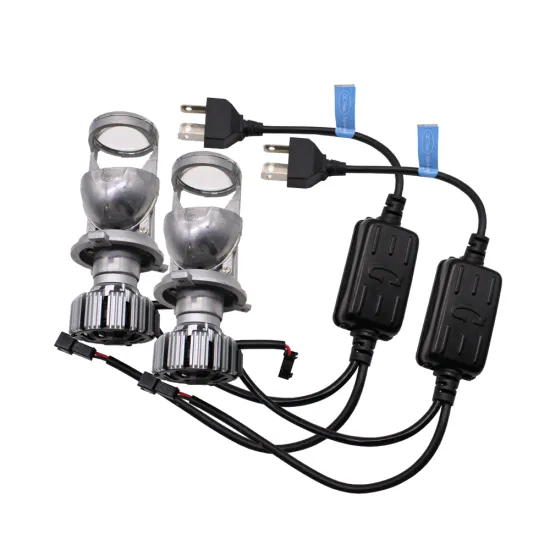 TAOCHIS 12V 1.5 inch LED Bulb H4 Mini Projector Lens Headlight for Car