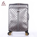 High Quality Waterproof PU Customized 4 Wheels Luggage