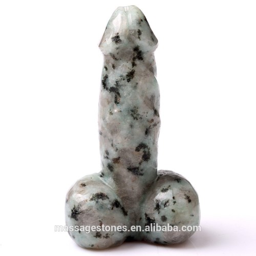 Reusable Phallus Carving Waterproof Gemstone penis