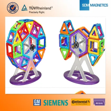 SDM newly ABS plastic magnetic tile toy