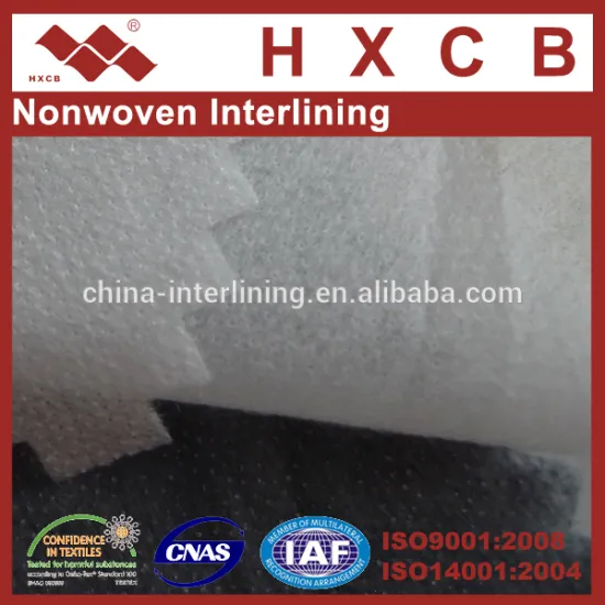 (8040wg)20%Polyester 80%Nylon Waterproof NonWoven Interfacing In Apparel
