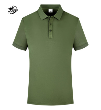 Waterproof Short Sleeve Print Performance Polo Shirts for Golf