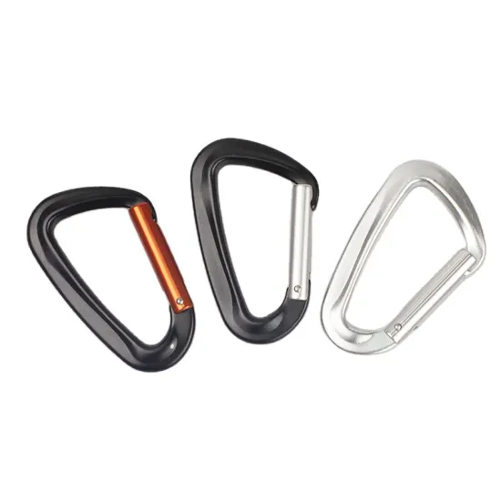 Custom 12KN Aluminum Straight Gate Carabiner: Small Snap Carabiner Hook