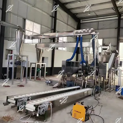Professional Automatic Pecan Nuts Hulling and Shelling Machine