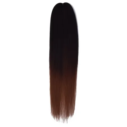 28 inch EZ Braiding Hair Hot Water Setting Yaki Straight Soft Jumbo Braid Japanese Synthetic Kaneka Easy Braids Prestretched