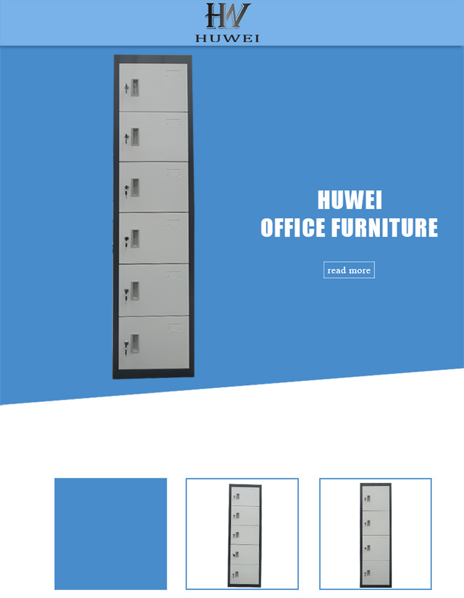  steel 6 door closet locker