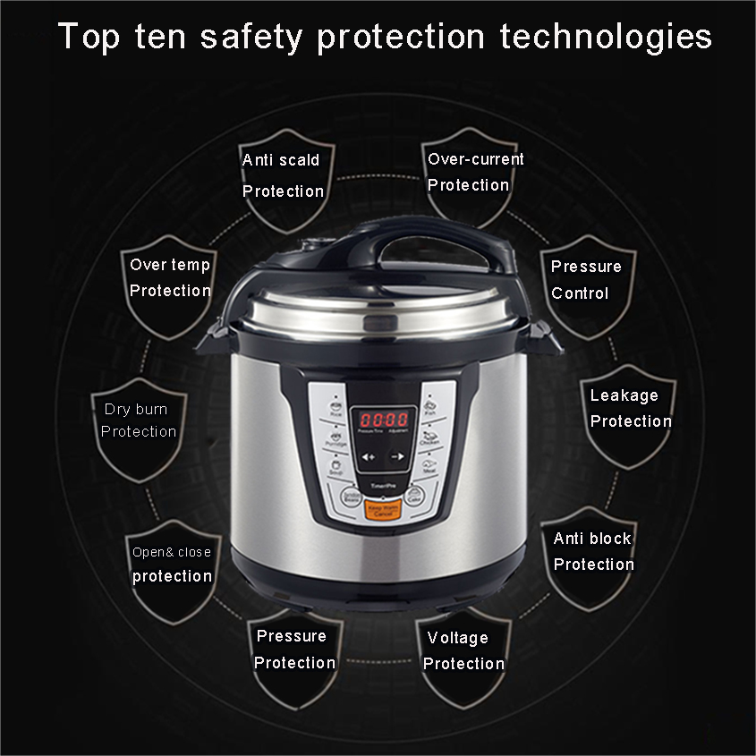 Safe good price high kern electric pressure cooker