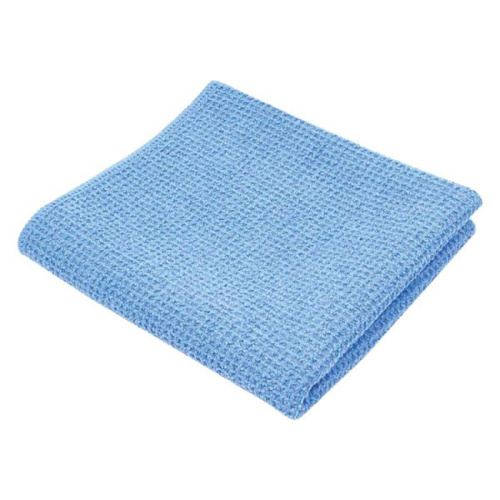 Serviette de gaufre de microfibre pour le nettoyage de voiture