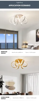 Modern Luxury and Simple Design Smart Home Lighting