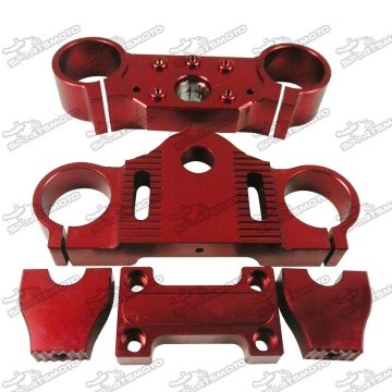 125 140CC Dirt Bikes CNC 42/48 Triple Clamps Handlebar Risers Set