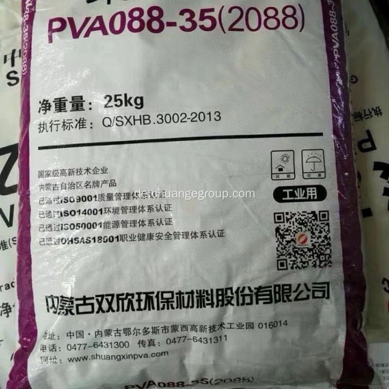 Shuangxin PVA Polyvinylalkoholharz 2488 120 Mesh