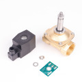 Brass Electric Solenoid Valve 1/2 Inch, 220V for Air, Water, Gas, Fuel & Oil with Normal Cooling