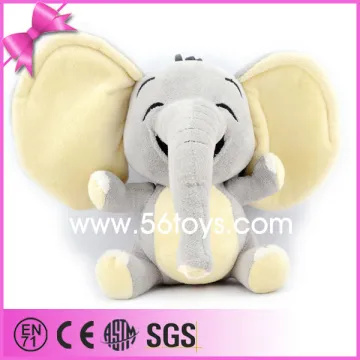 Mini baby gray plush elephant toy