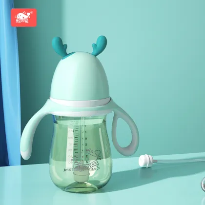 BPA-Free 240ml PPSU Baby Feeding Bottle with Silicone Nipple