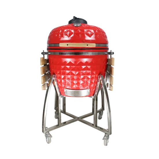 Auplex Kamado Grill 26L Outdoor Ceramic BBQ with Electronic Ignition