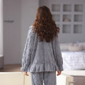 Autumn Winter Pyjamas Ladies Cardigan Long Sleeve Trousers