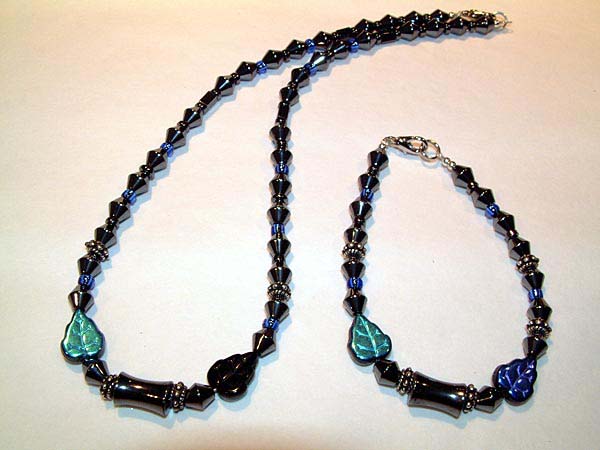 Hématite Set Lightsteelblue Bijoux