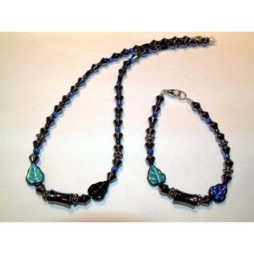 Hematite Set Lightsteelblue Jewelry