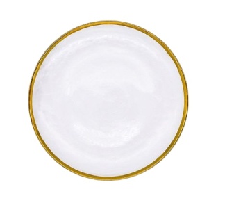 Wholesale Crystal Glass Dining Plates with Elegant Gold Metal Candelabra Candle Holders - Hot Sale