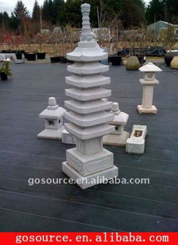 outdoor stone lantern