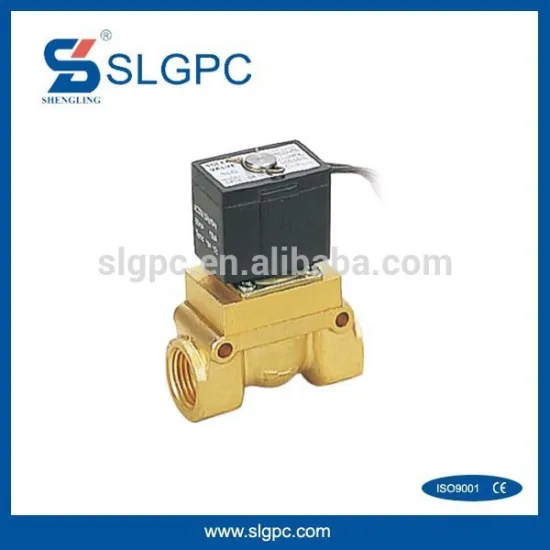 Brass material best price high pressure 12 volt dc 1/2" solenoid valve SLG5404-04