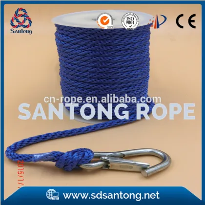 anchor line rope with snap clips