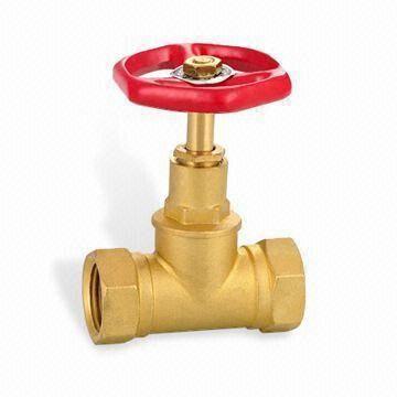 Stop Valve with Hot Forging Process, Made of Brass