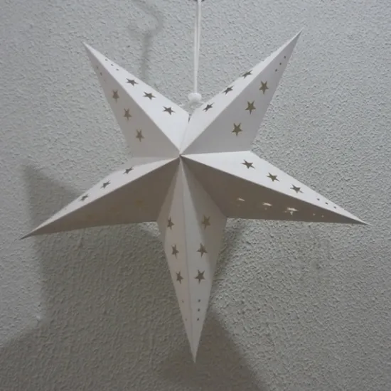 Manufacturer christmas decoration window paper stars