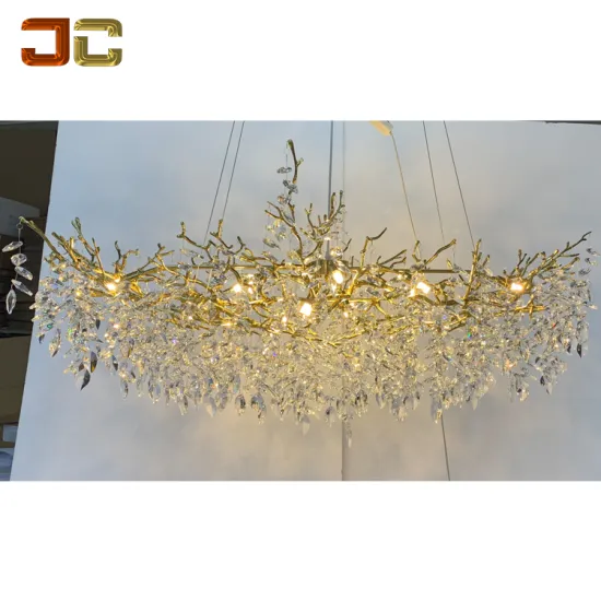 JC LIGHTING Custom Tree Branch Chandelier for Dining Room