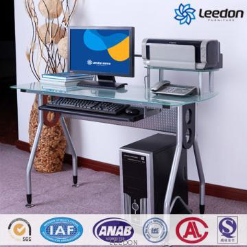 Glass Computer Table Design LD-8812