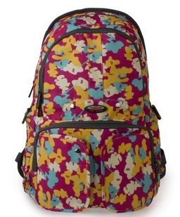 Hot Selling Girl's Joint Color Printing Oxford Fabric School Bag