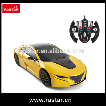Rastar wholesale toy for kids transform robot radio control rc car with lights