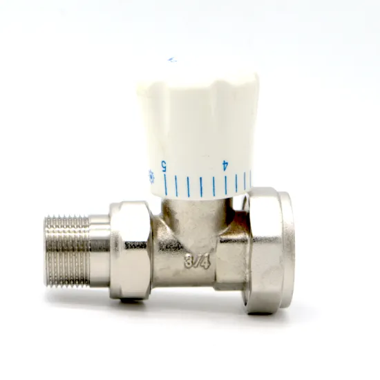 Heater Brass Radiator Valve straight 3/4" Brass Thermostatic Radiator Valve