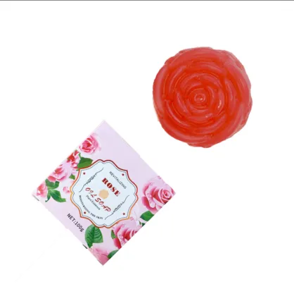 Rose essential oil soap
