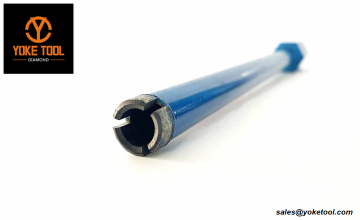 Wet Diamond Core Drill Bit 24mm x 350 x 1/2in BSP (M)
